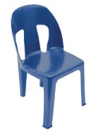 Thumbnail: Blue Plastic Chair