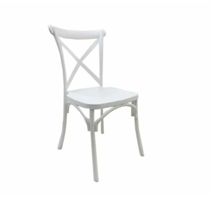 Plastic Cross Back Chairs
