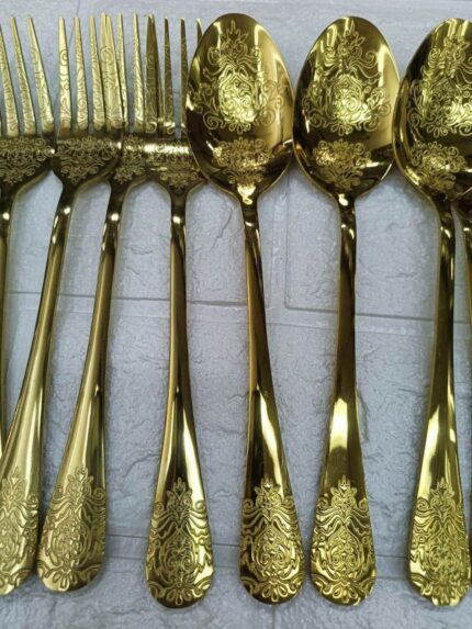 Luxury Gold Cutlery Sets