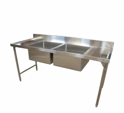 Thumbnail: Double Bowl Sink Stainless Steel 1.8m